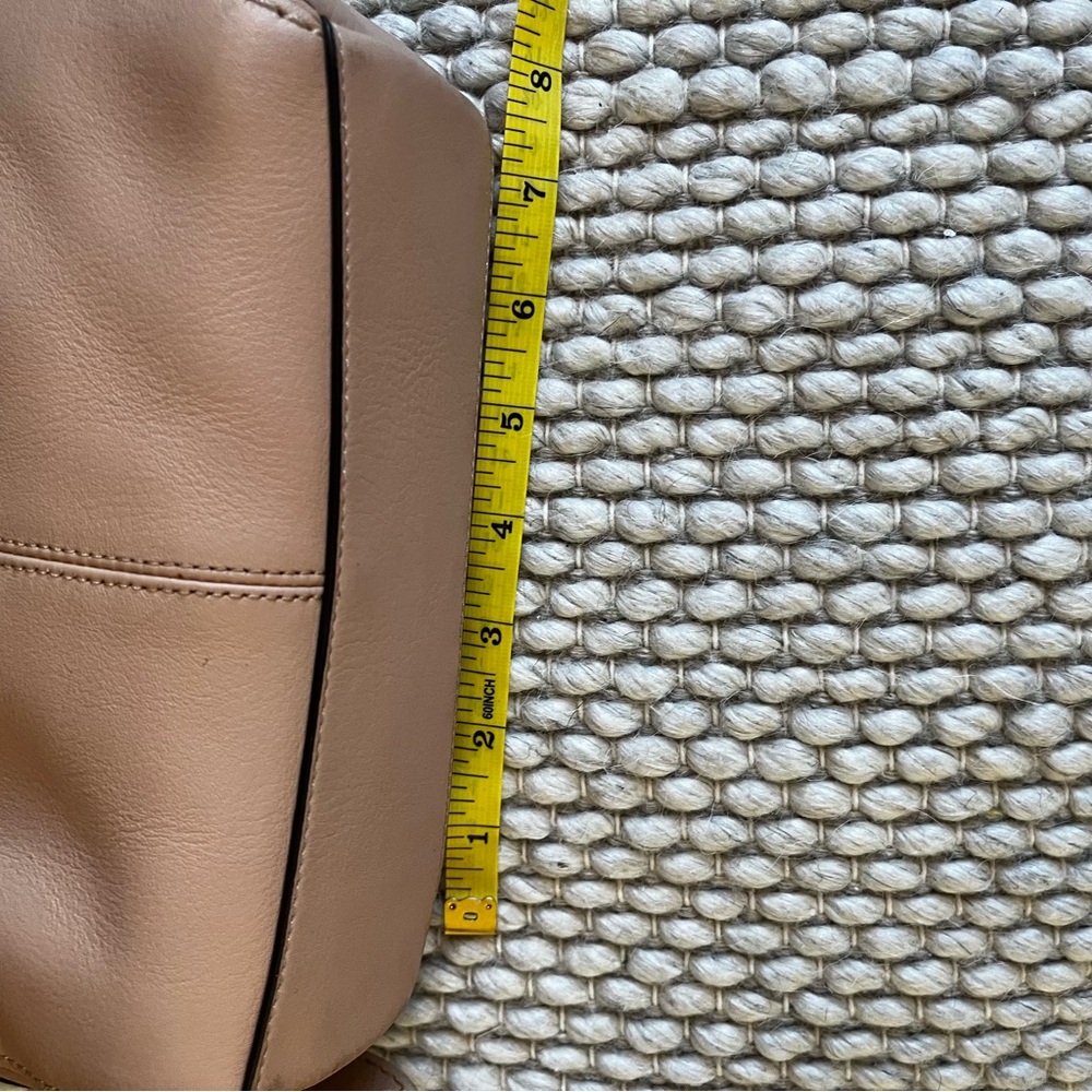 Coach Small Dufflette Leather Crossbody Bag Beachwood - Picture 7 of 16